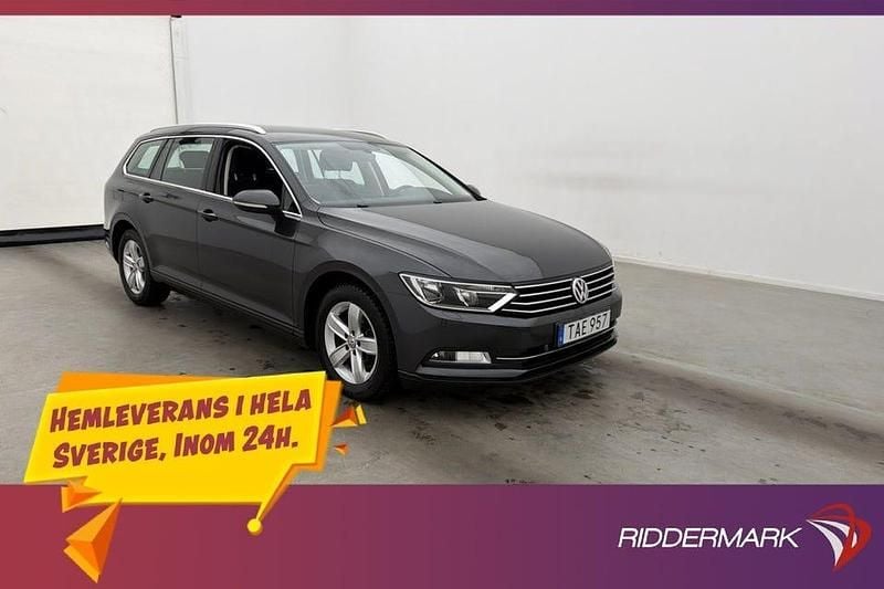 Mörkgrå Begagnad 2017 VW Passat Active Kombi | 209 800 kr (Marknadspris) - Bild 1/3