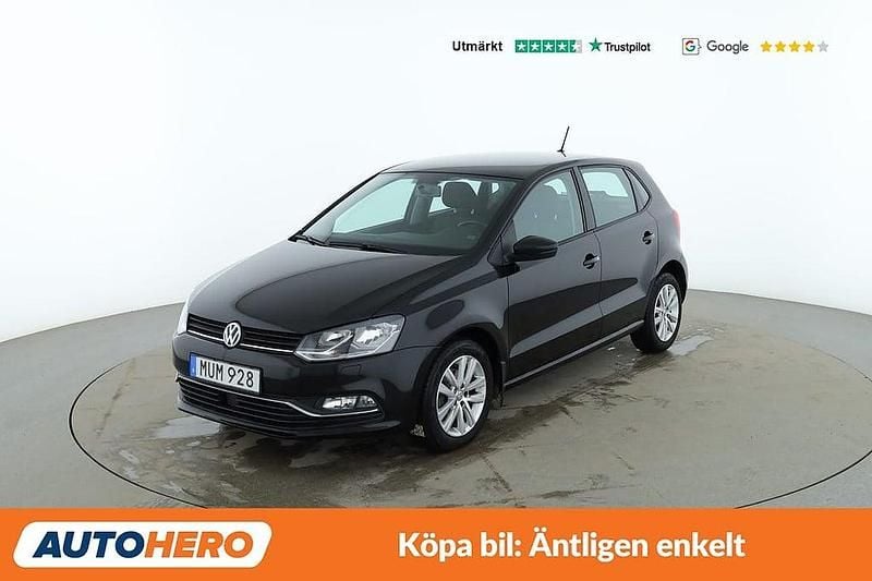 Svart Begagnad 2017 VW Polo Halvkombi | 156 000 kr (Lite dyr) - Bild 1/4