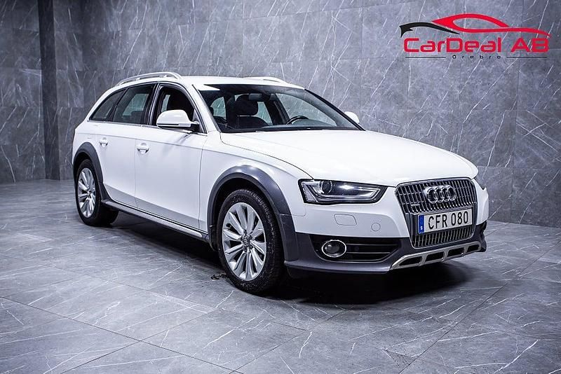 Vit Begagnad 2014 Audi A4 Allroad Kombi | 114 800 kr (Marknadspris) - Bild 1/4