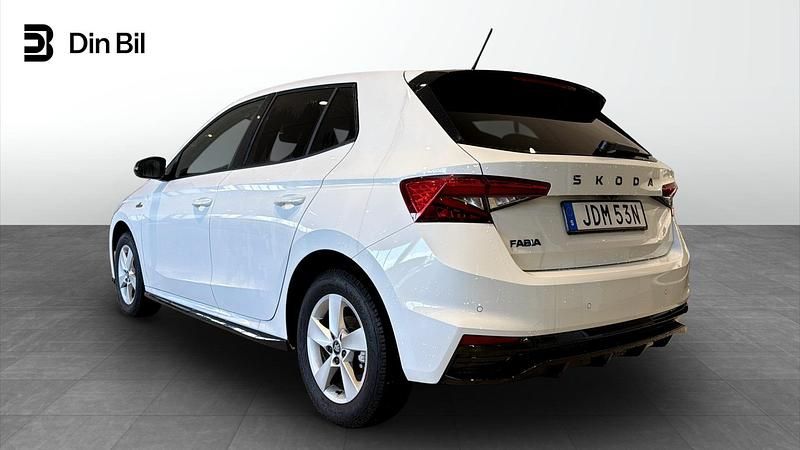 Begagnad Skoda Fabia Monte Carlo 150 HK (110 kW) 2025 Moon white metallic Halvkombi