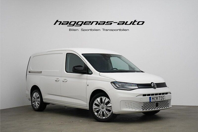 Vit Begagnad 2021 VW Caddy Maxi Minibuss | 329 000 kr (Dyr) - Bild 1/4