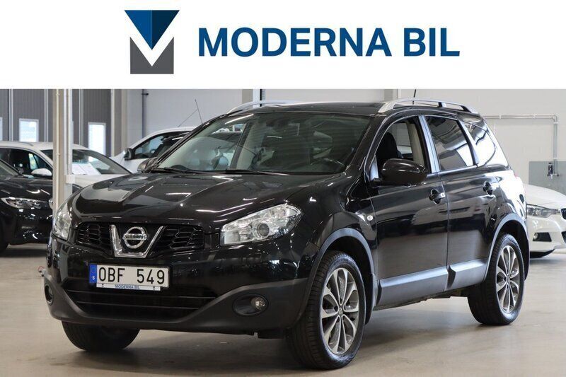 Svart Begagnad 2013 Nissan Qashqai +2 360º SUV | 104 700 kr (Marknadspris) - Bild 1/4