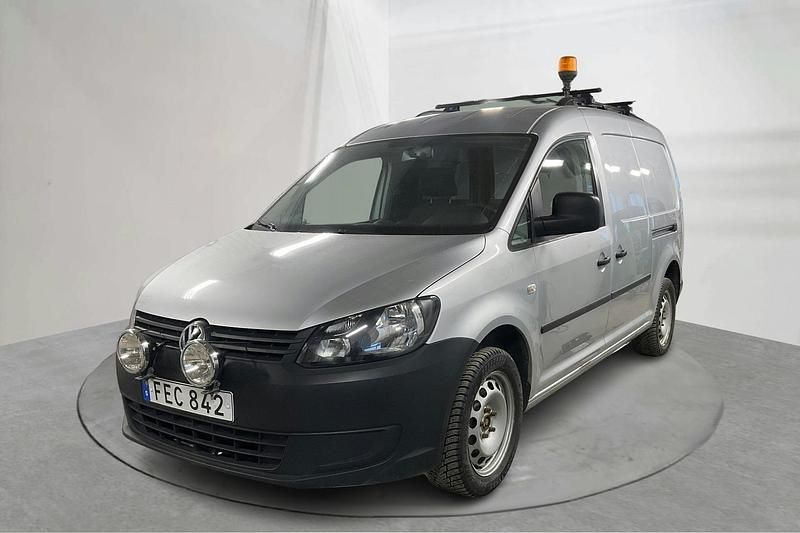 Silver Begagnad 2015 VW Caddy Maxi Minibuss | 109 000 kr - Bild 1/4