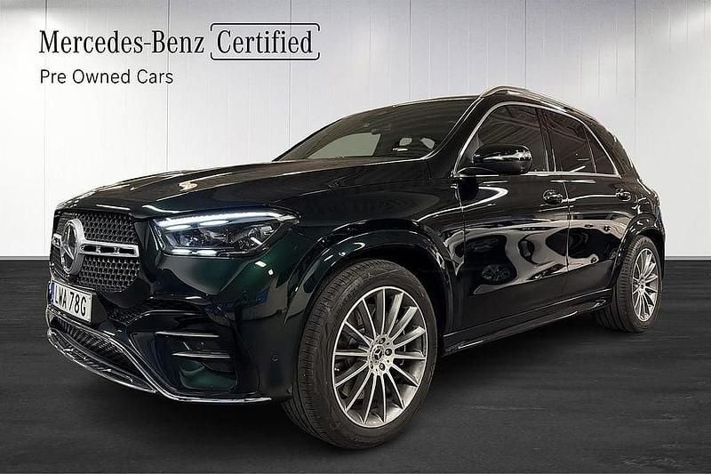 Grön Begagnad 2024 Mercedes GLE350 AMG SUV | 919 000 kr (Marknadspris) - Bild 1/4