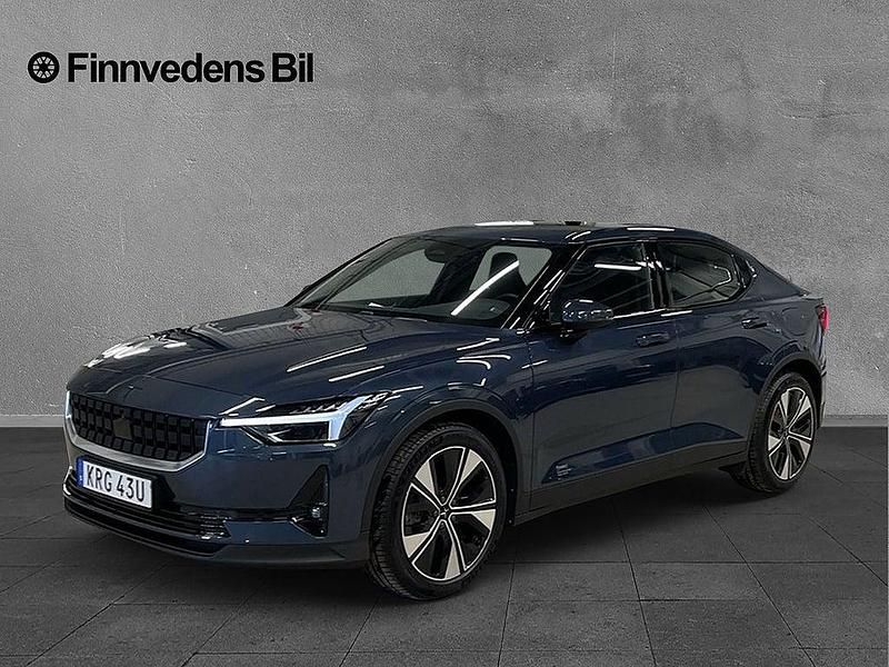 Begagnad Polestar 2 Plus 309 kW (421 HK) 2022 Mörkblå Halvkombi