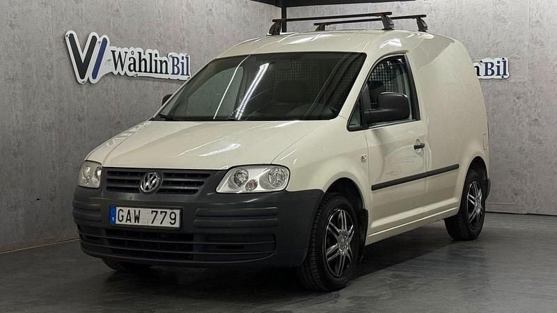Vit Begagnad 2008 VW Caddy Minibuss | 39 900 kr (Marknadspris) - Bild 1/4
