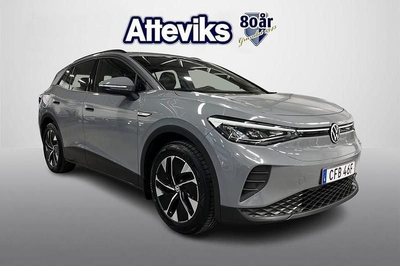 Grå Begagnad 2022 VW ID.4 Pro Performance SUV | 289 800 kr (Bra pris) - Bild 1/4