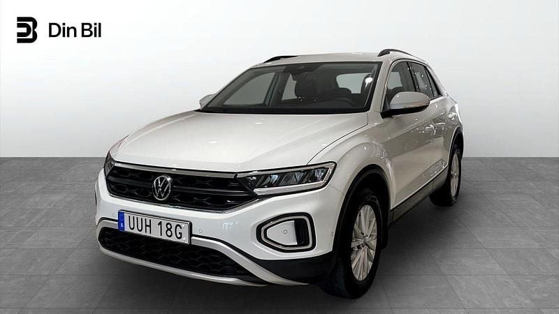 Vit Begagnad 2022 VW T-Roc Life SUV | 209 900 kr (Marknadspris) - Bild 1/4