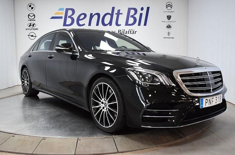 Svart Begagnad 2018 Mercedes S400 Exclusive Sedan | 669 500 kr (Dyr) - Bild 1/3