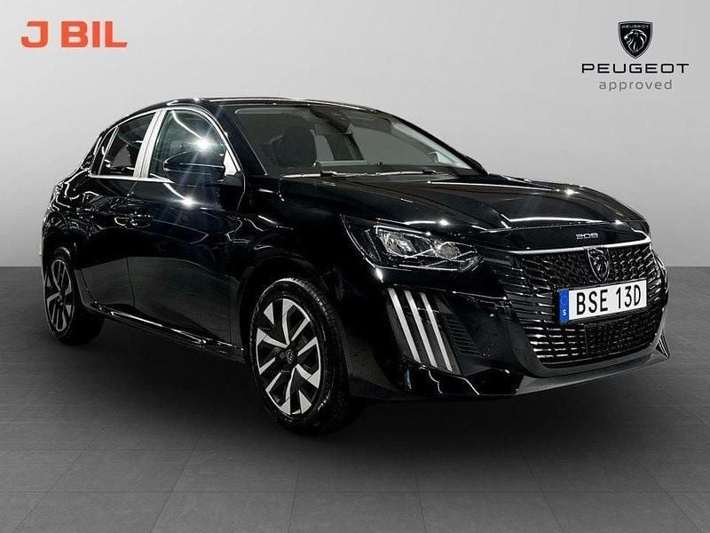 Svart Ny 2025 Peugeot 208 Halvkombi | 259 900 kr - Bild 1/4