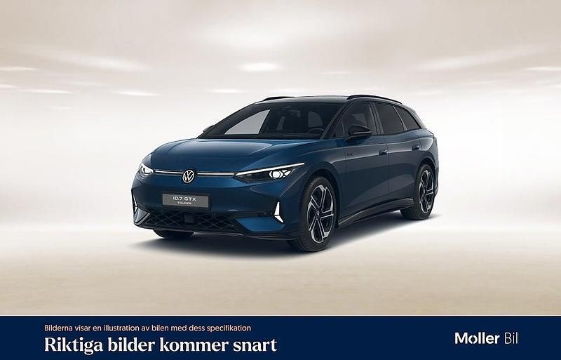 Blå Begagnad 2026 VW ID.7 GTX Kombi | 699 000 kr - Bild 1/4