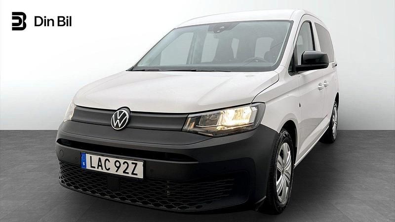 Vit Begagnad 2022 VW Caddy Life Minibuss | 379 900 kr (Dyr) - Bild 1/4