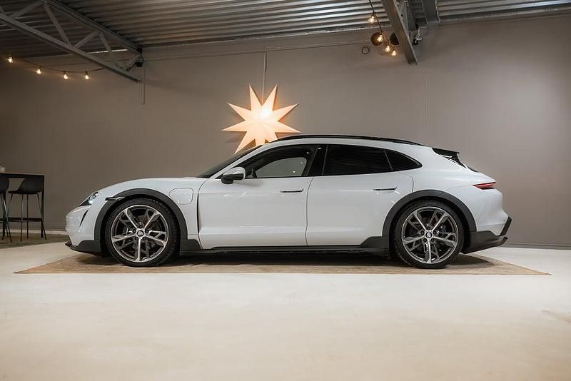 Begagnad Porsche Taycan Cross Turismo 319 kW (435 HK) 2021 Ljusgrå Kombi
