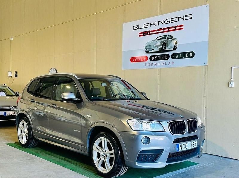 Begagnad BMW X3 M Sport 184 HK (135 kW) 2013 Grå SUV