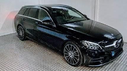 Svart Begagnad 2019 Mercedes C220 AMG line Kombi | 259 000 kr (Marknadspris) - Bild 1/3