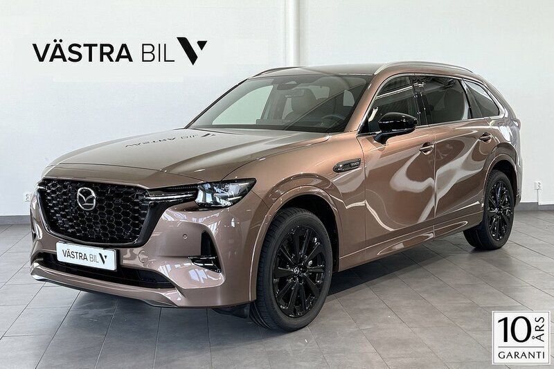 Svart Ny 2024 Mazda CX-80 Homura-Line SUV | 674 000 kr (Marknadspris) - Bild 1/4