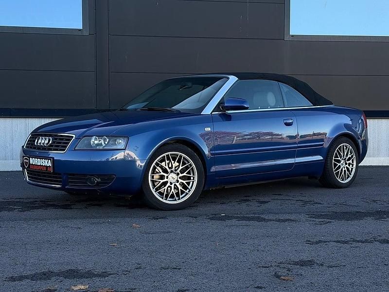 Begagnad Audi A4 Cabriolet 170 HK (125 kW) 2002 Blå Cab