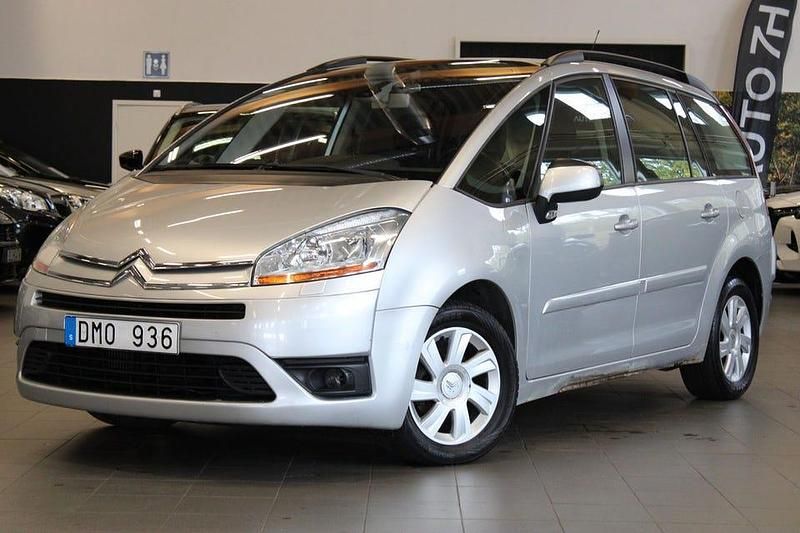 Silver Begagnad 2008 Citroën Grand C4 Picasso Minibuss | 39 900 kr - Bild 1/4