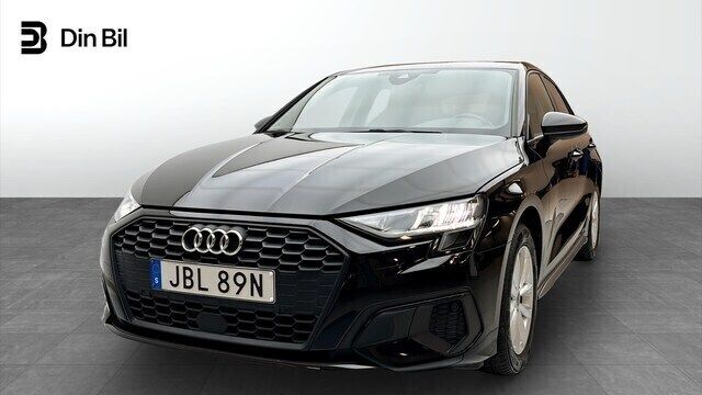 Brilliantsvart Begagnad 2023 Audi A3 Proline | 259 000 kr (Marknadspris) - Bild 1/4