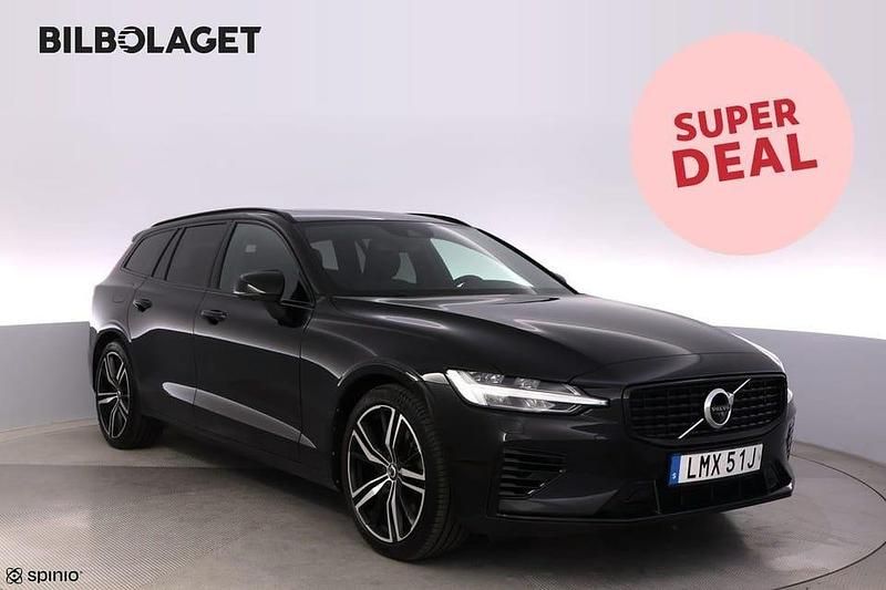 Svart Begagnad 2022 Volvo V60 R-Design Kombi | 409 500 kr (Dyr) - Bild 1/4