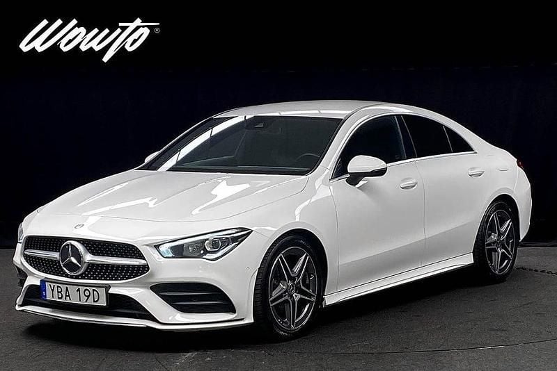 Vit Begagnad 2019 Mercedes CLA180 AMG Sedan | 259 800 kr (Superpris) - Bild 1/3