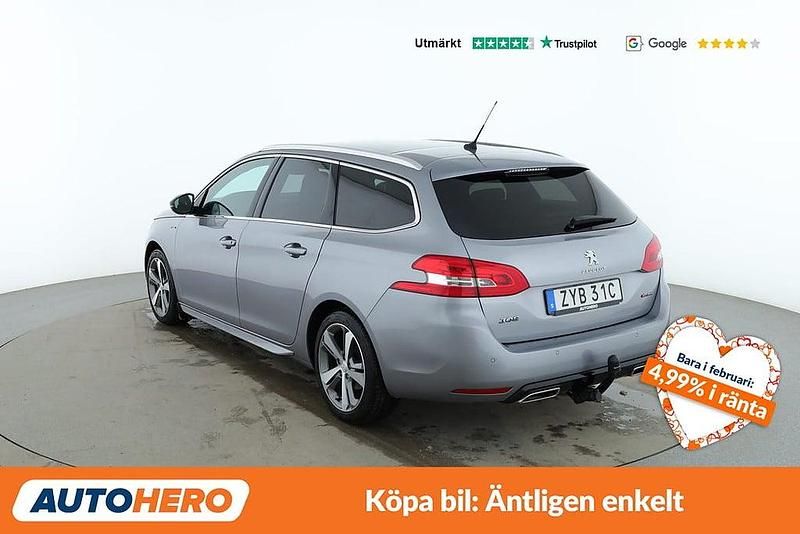 Begagnad Peugeot 308 SW GT-line 132 HK (97 kW) 2019 Grå Kombi