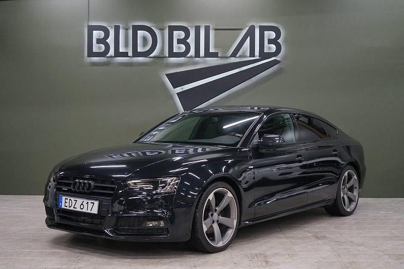 Begagnad Audi A5 Sportback 177 HK (130 kW) 2014 Svart Halvkombi