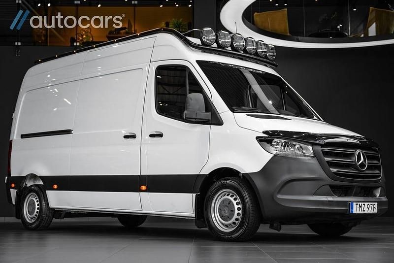 Vit Begagnad 2019 Mercedes Sprinter Van | 325 000 kr (Dyr) - Bild 1/4