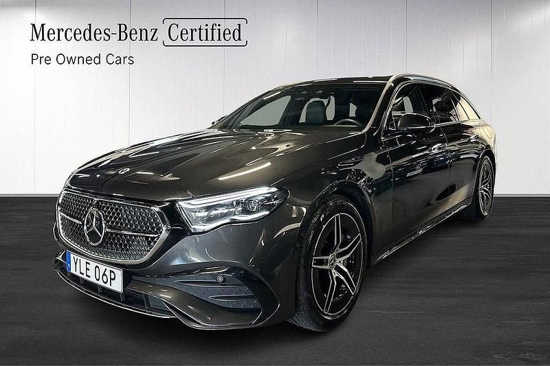Grå Begagnad 2023 Mercedes E300 AMG Kombi | 599 900 kr (Marknadspris) - Bild 1/4