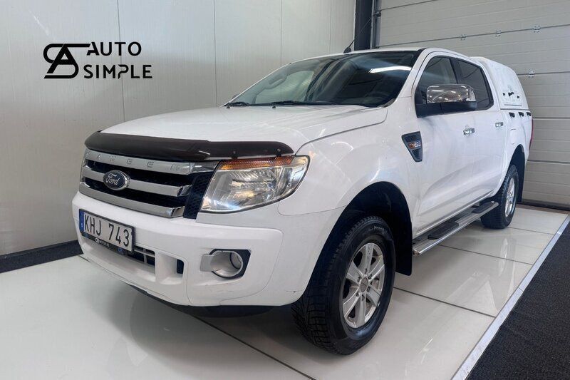 Vit Begagnad 2014 Ford Ranger XLT Pickup | 139 900 kr (Bra pris) - Bild 1/3