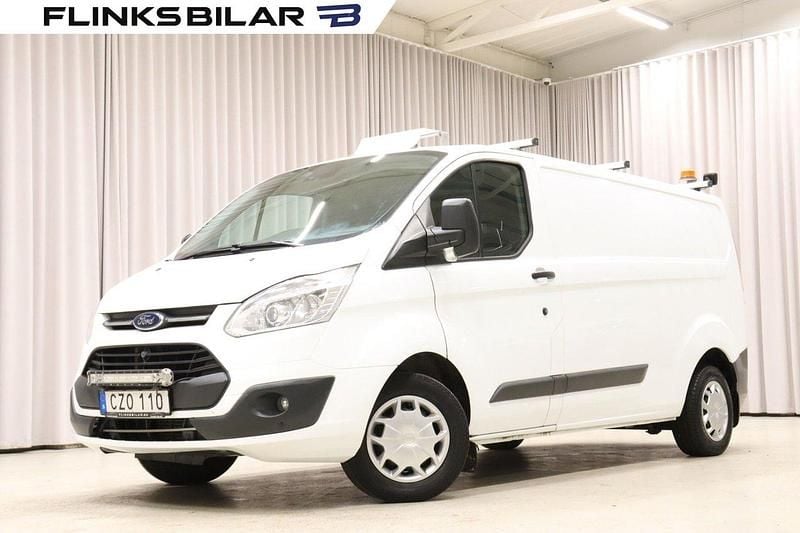 Vit Begagnad 2018 Ford Transit Custom Van | 139 700 kr (Bra pris) - Bild 1/4