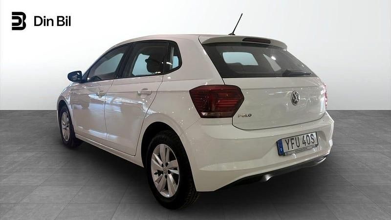 Begagnad VW Polo 95 HK (69 kW) 2019 Vit Halvkombi