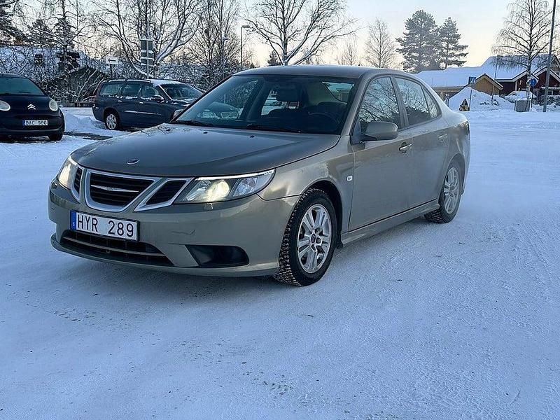 Begagnad Saab 9-3 Linear 175 HK (128 kW) 2008 Grön Sedan
