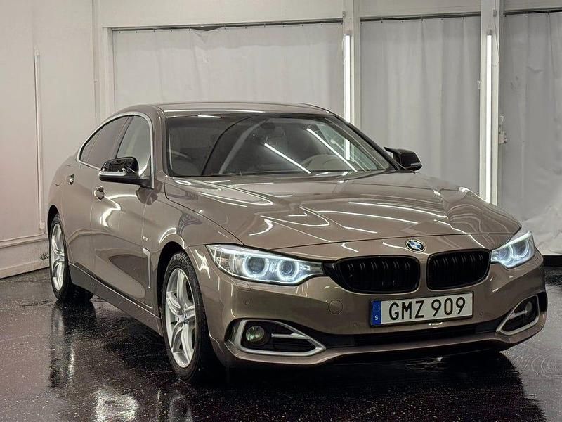 Begagnad BMW 418 Gran Coupé 143 HK (105 kW) 2014 Ljusbrun Sportkupé
