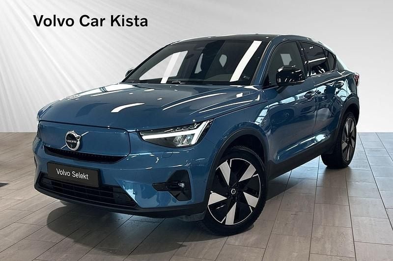 Blå Begagnad 2023 Volvo EC40 Ultimate SUV | 454 400 kr (Lite dyr) - Bild 1/3