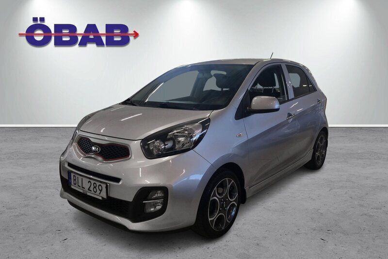 Grå Begagnad 2014 Kia Picanto Sport Halvkombi | 89 900 kr (Lite dyr) - Bild 1/4