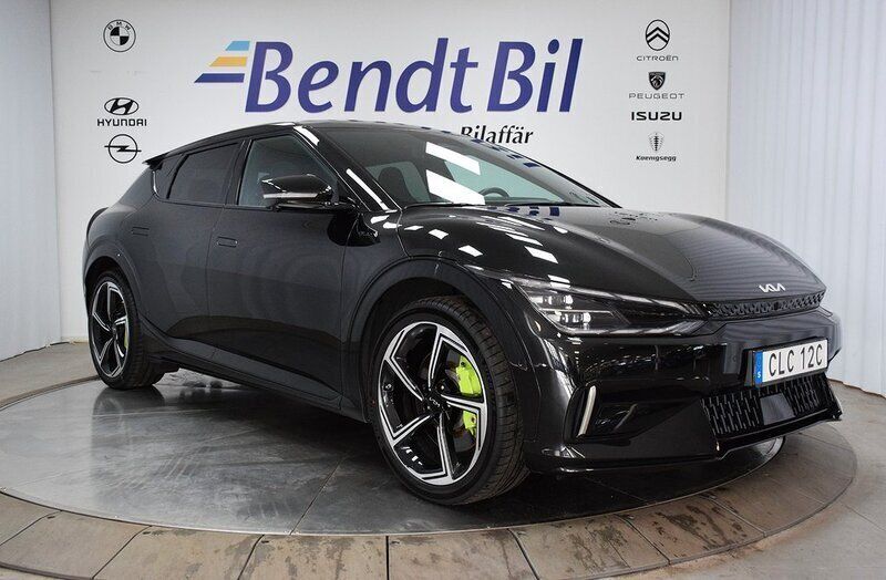 Svart Begagnad 2022 Kia EV6 3 SUV | 499 500 kr (Marknadspris) - Bild 1/3