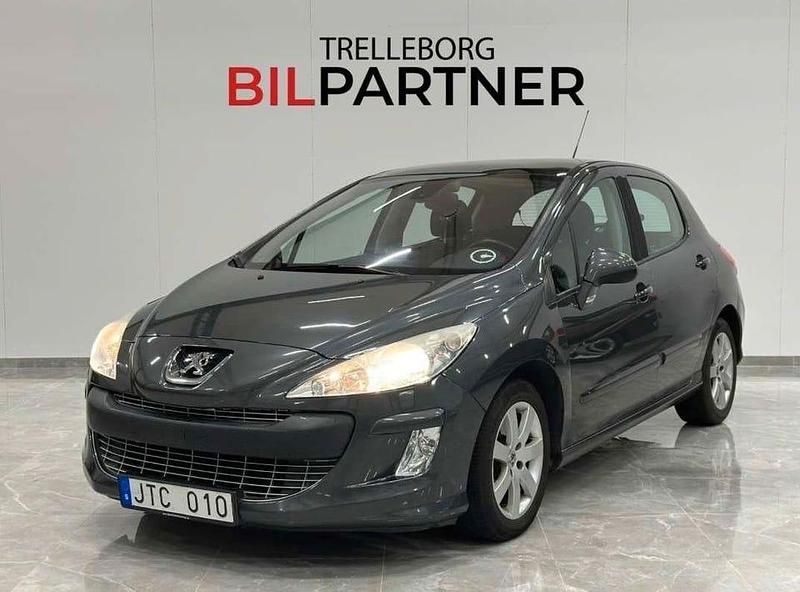Mörkgrå Begagnad 2009 Peugeot 308 Halvkombi | 39 900 kr (Marknadspris) - Bild 1/4