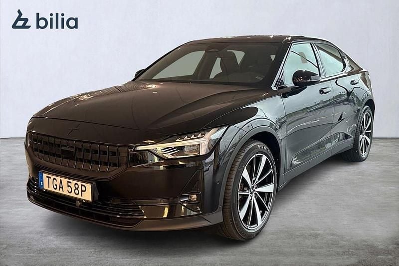 Svart Begagnad 2021 Polestar 2 Standard Range Single Motor Sedan | 309 900 kr (Marknadspris) - Bild 1/3
