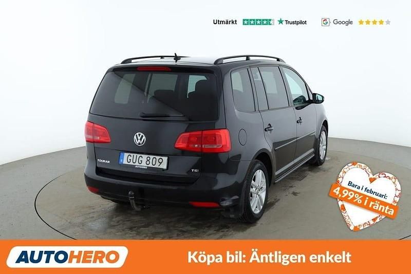 Begagnad VW Touran 141 HK (103 kW) 2015 Svart Minibuss