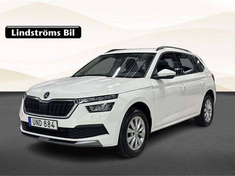 Vit Begagnad 2022 Skoda Kamiq Ambition SUV | 204 900 kr (Marknadspris) - Bild 1/3