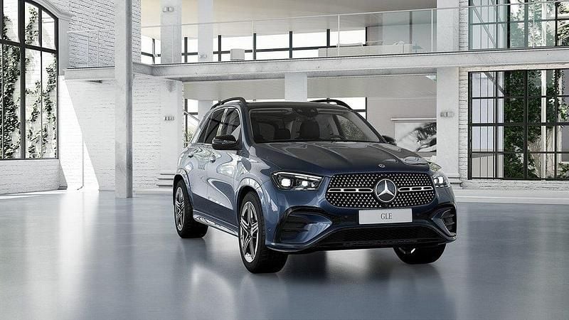 Blå Ny 2025 Mercedes GLE350e SUV | 1 092 400 kr - Bild 1/4