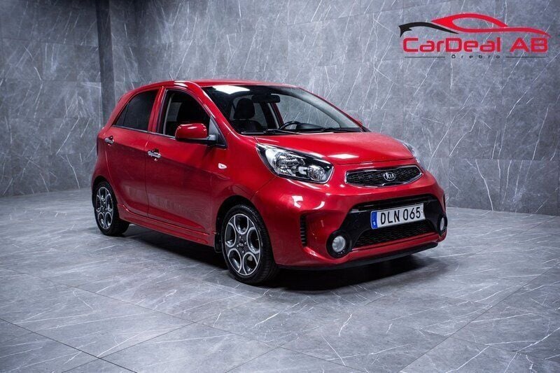 Röd Begagnad 2015 Kia Picanto Halvkombi | 69 800 kr (Bra pris) - Bild 1/4