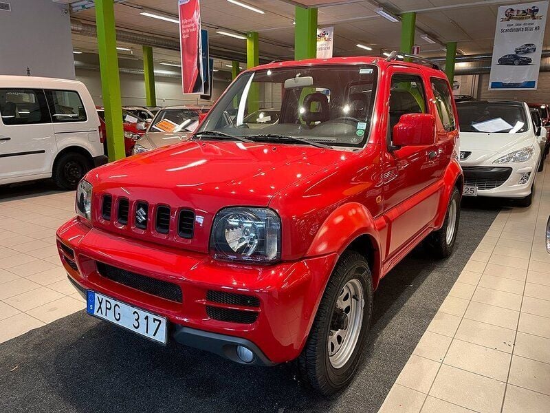 Begagnad Suzuki Jimny 85 HK (62 kW) 2006 Röd SUV