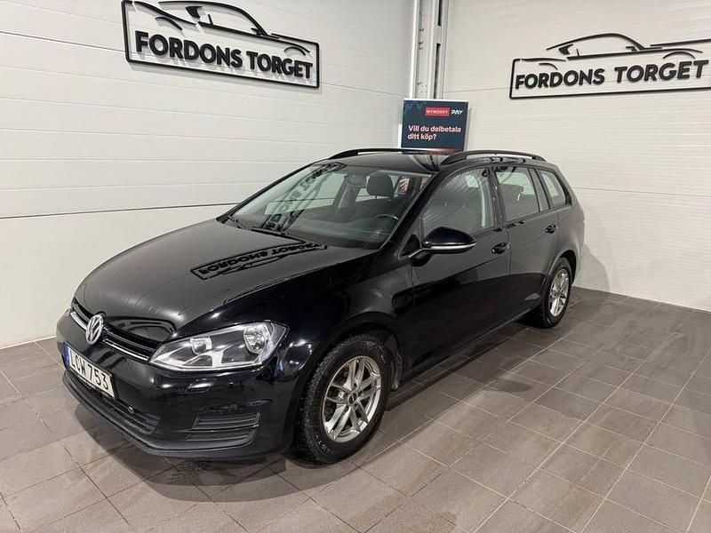 Begagnad VW Golf VII 110 HK (80 kW) 2015 Svart Kombi
