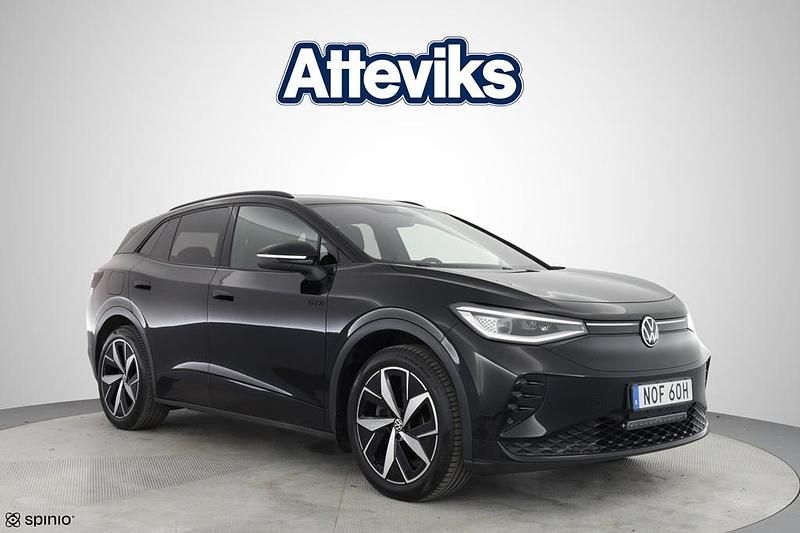 Svart Begagnad 2024 VW ID.4 GTX SUV | 389 900 kr (Marknadspris) - Bild 1/4