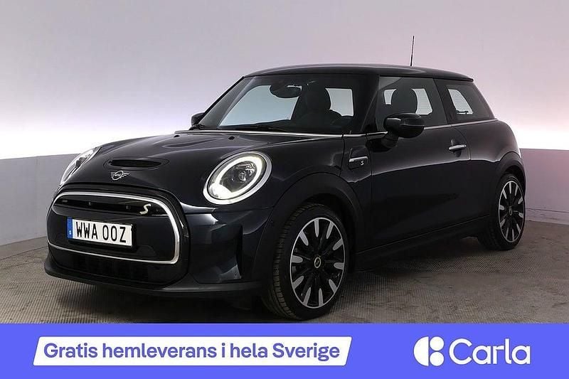 Svart Begagnad 2022 Mini Cooper SE Halvkombi | 234 990 kr (Marknadspris) - Bild 1/4