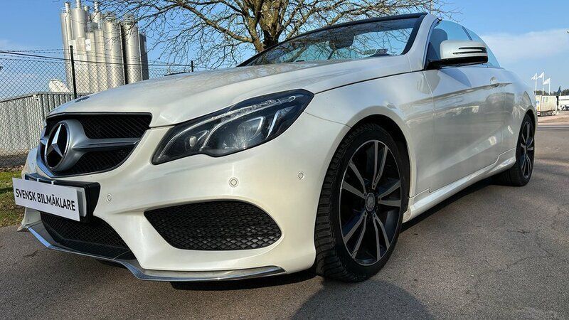 Vit Begagnad 2014 Mercedes E350 Cab | 274 900 kr (Marknadspris) - Bild 1/4