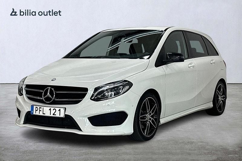 Vit Begagnad 2017 Mercedes B180 AMG Minibuss | 154 900 kr (Marknadspris) - Bild 1/3