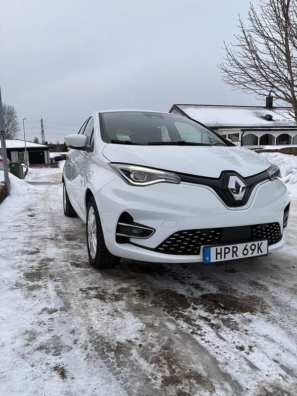 Begagnad Renault Zoe 80 kW (109 HK) 2022 Vit Halvkombi